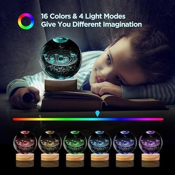 GlowSphere 3D Crystal Light