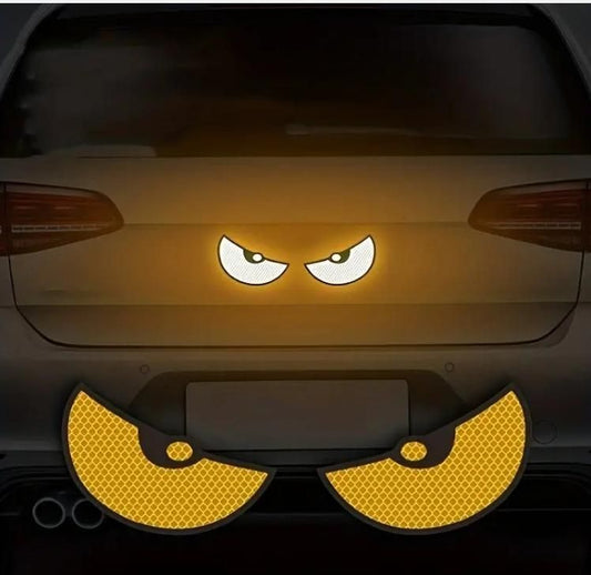 Fierce Reflective Monster Eye Stickers